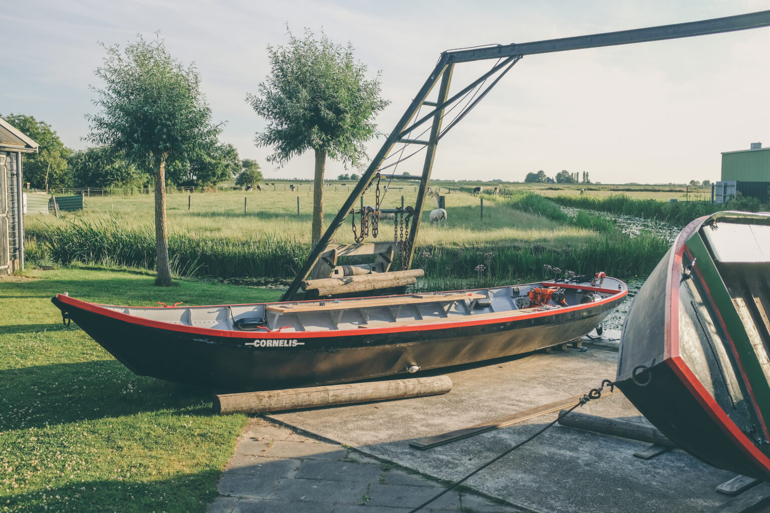 Streker Cornelis bij Potveer op de scheepswerf