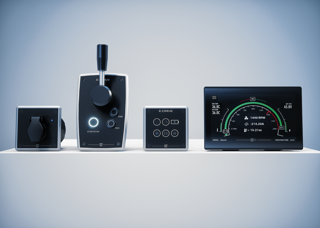 Vetus-E-Line monitoring en bediening