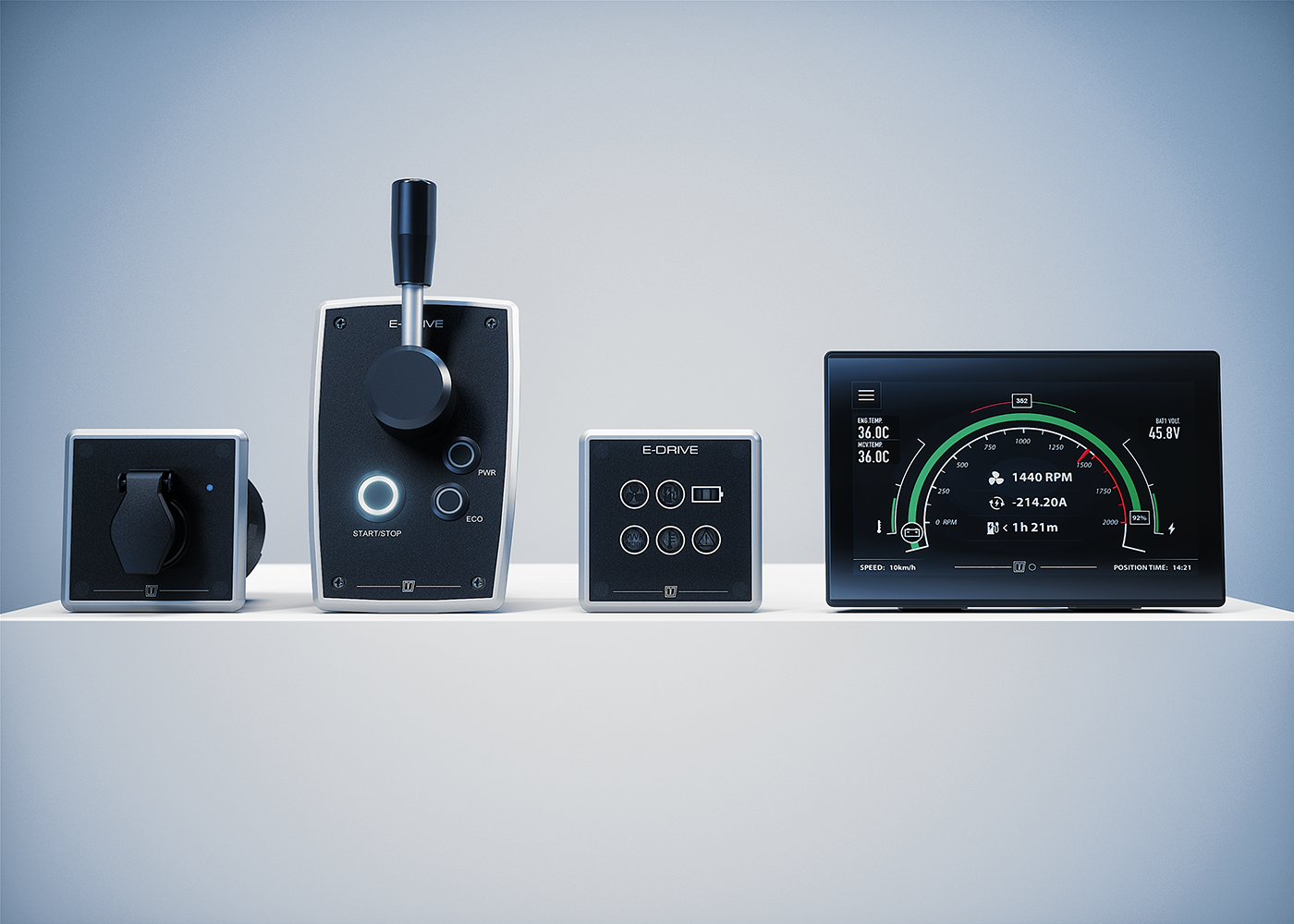 Vetus-E-Line monitoring en bediening