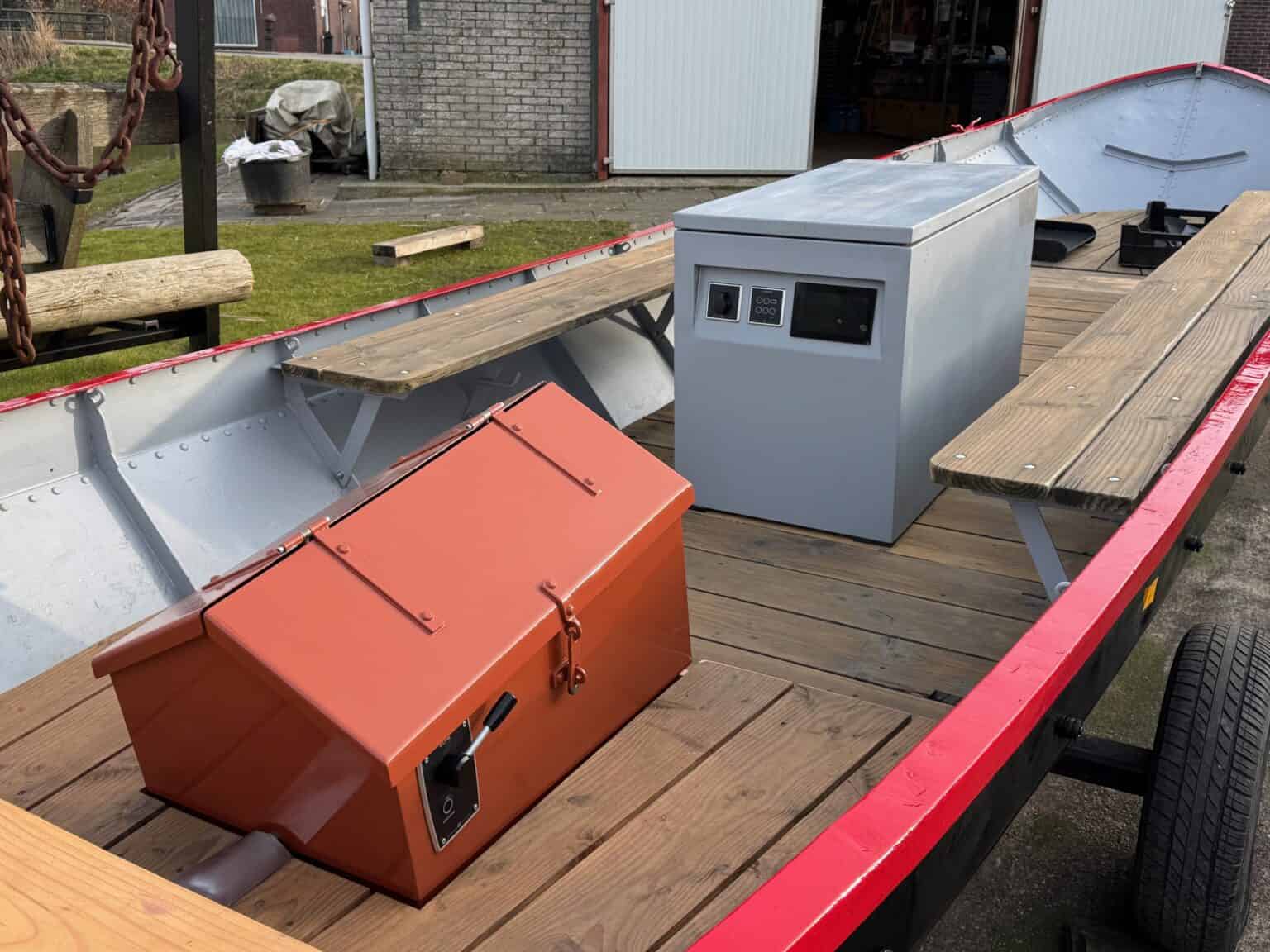 De Victron E-line bedienpanelen op de boot