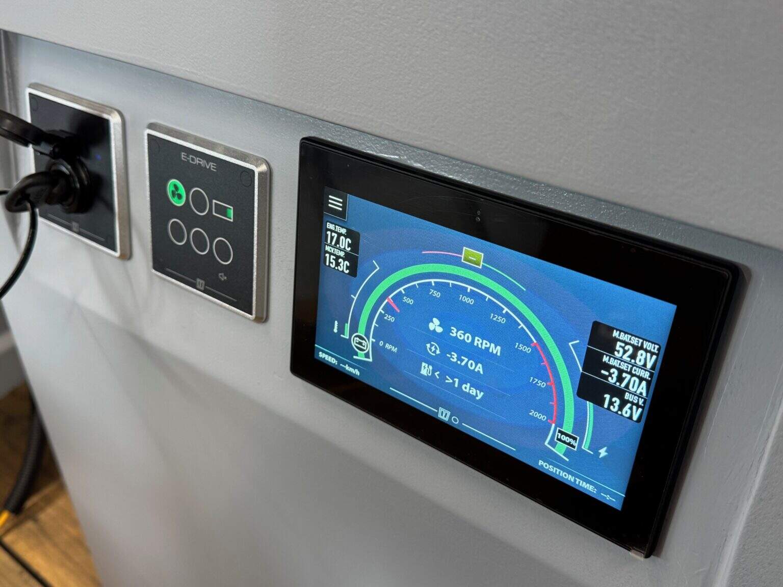 Het Vetus e-line display en panels