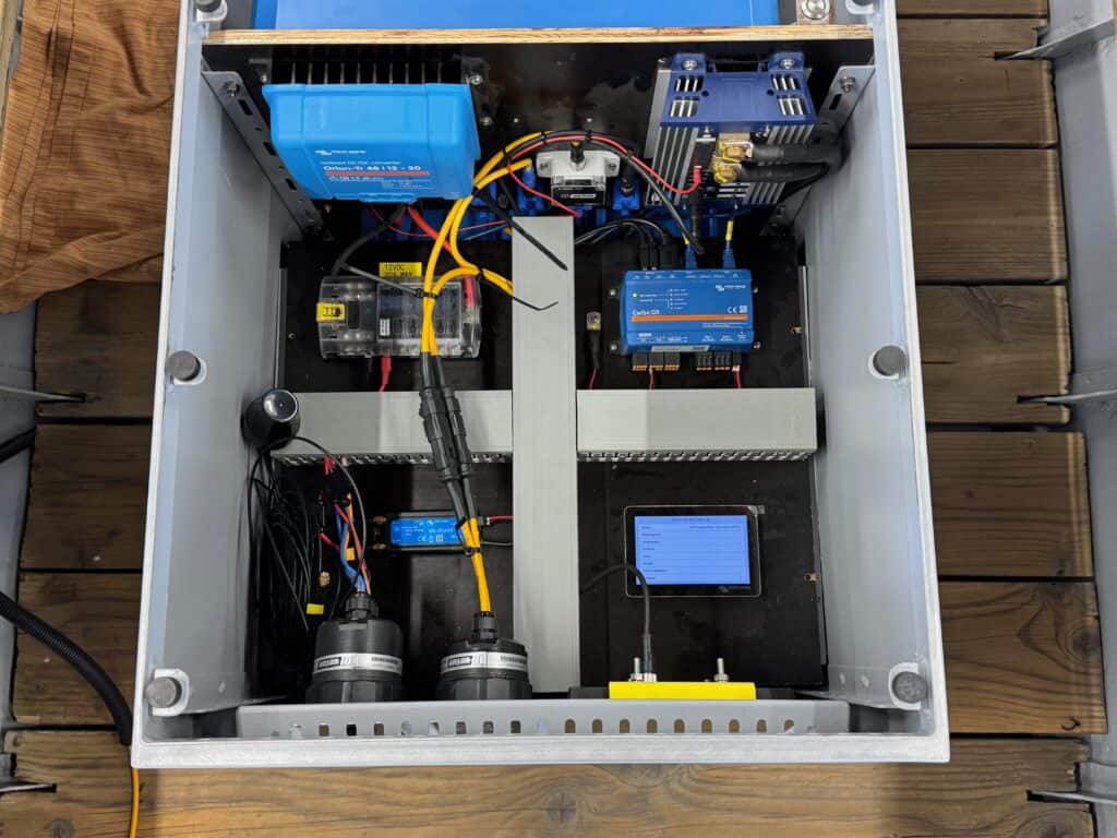 Deel 4: de VETUS E-line motor 8 cornelis vetus e line victron cerbo gx scherm